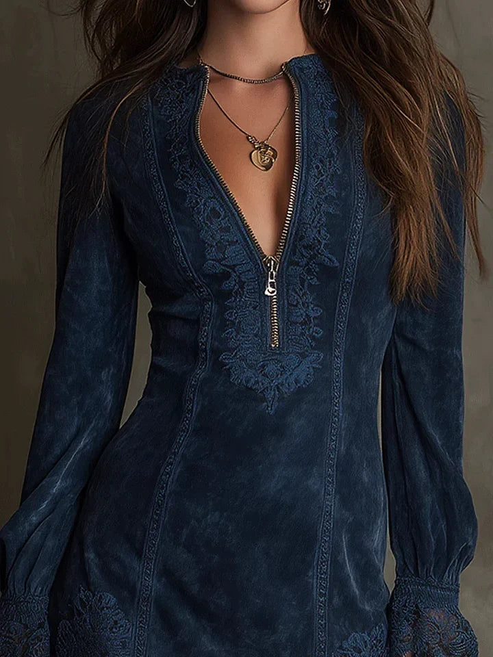 Margaret | Suede Mini Dress