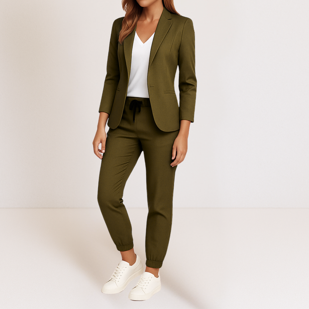 Cynthia Two-Piece Women's Suit Green