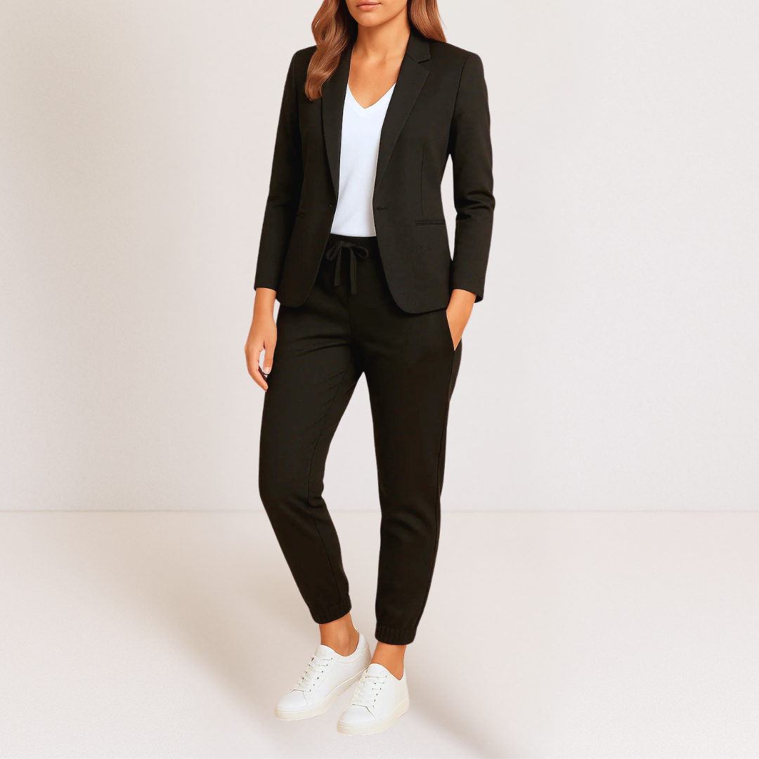 Cynthia Two-Piece Women's Suit Black
