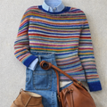 Jean | Multicolor Striped Wool Sweater