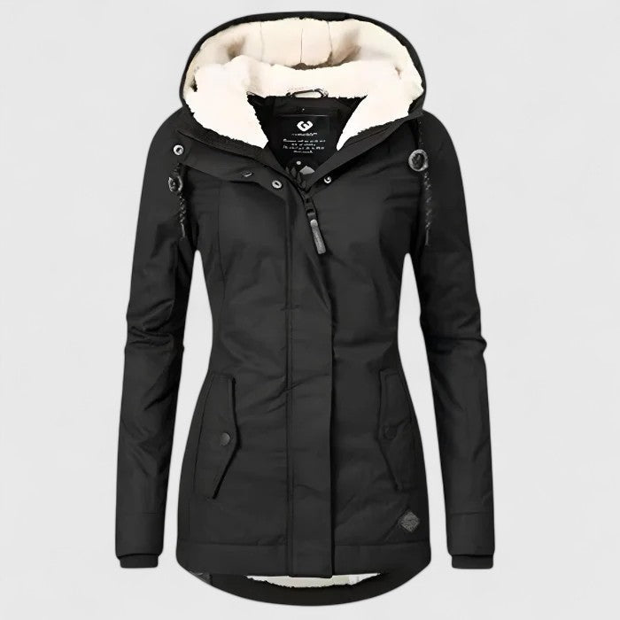 Laura Elegant Autumn Jacket - Black