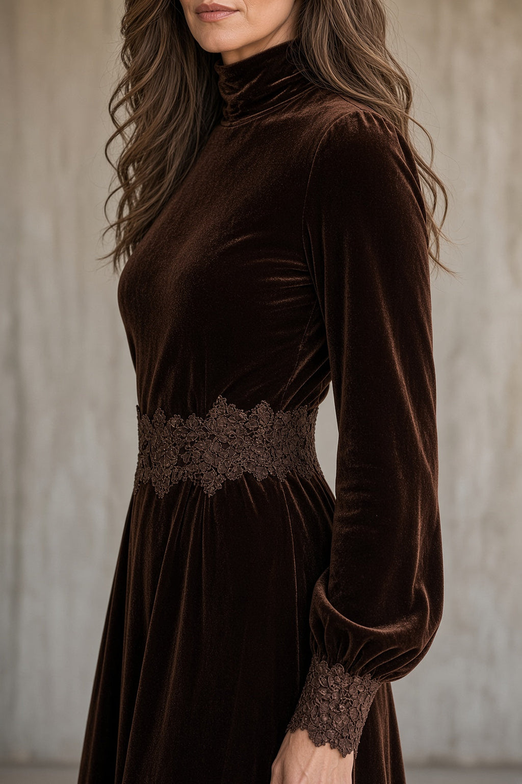 Evelyn | Velvet Dress