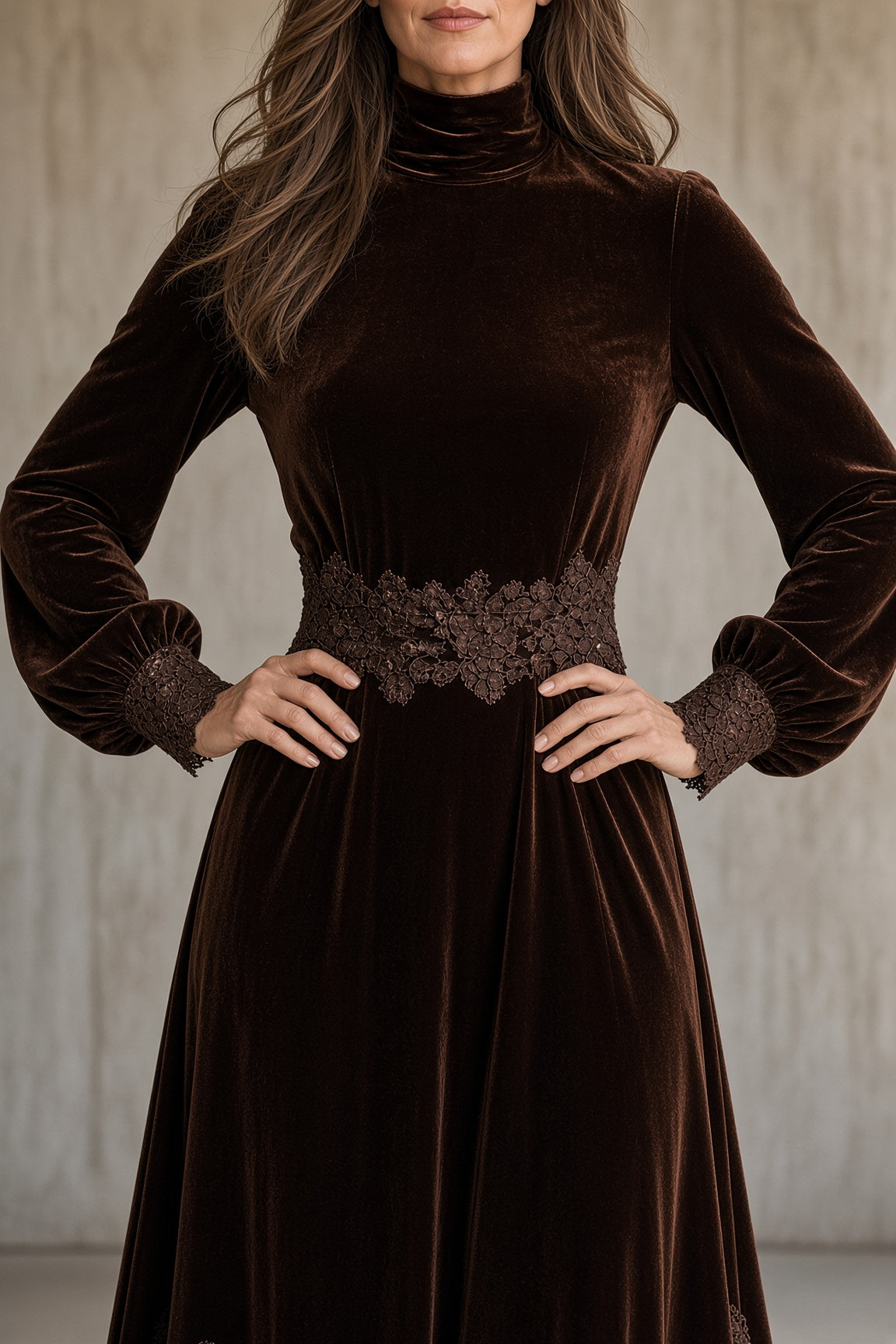 Evelyn | Velvet Dress