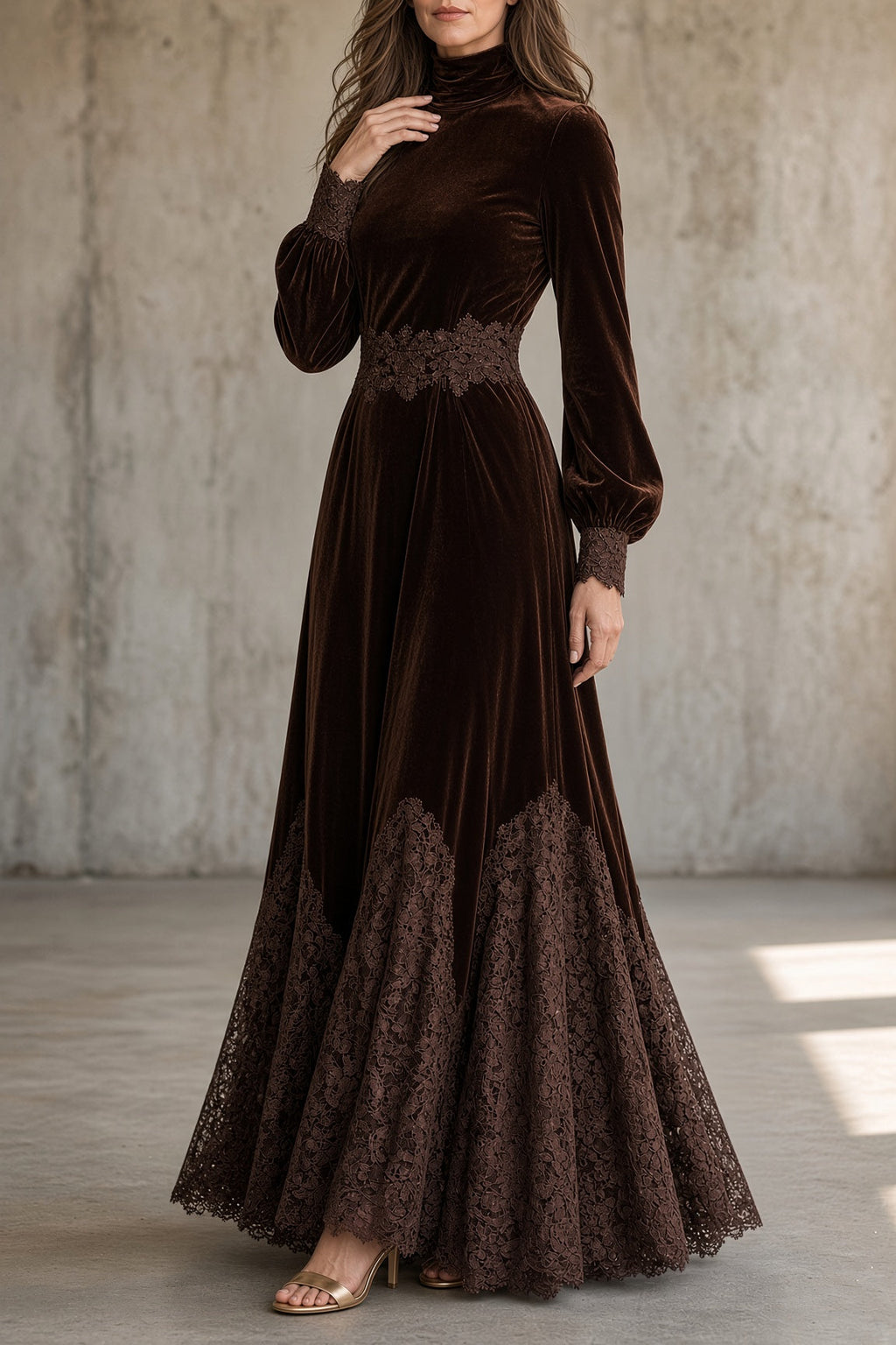 Evelyn | Velvet Dress